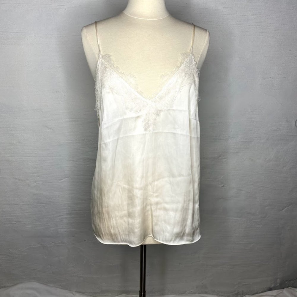 H&M womens camisole off white size 12 with lace